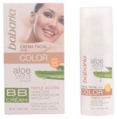 Crème Faciale BB avec Couleur SPF 15 Aloe Vera 50 ml