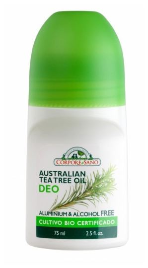 Déodorant Roll on à l&#39;huile d&#39;arbre à thé australien 75 ml