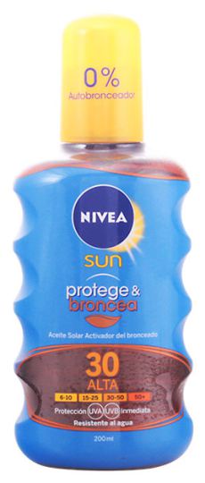 Protection solaire et huile solaire bronzante fp 20+ 200 ml