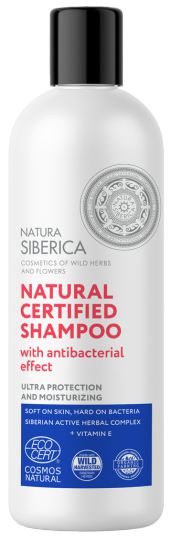 Shampooing Naturel Certifié Effet Désinfectant 400 ml