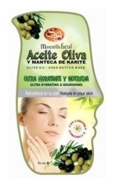 Masque facial à l'huile d'olive et au beurre de karité 15 ml