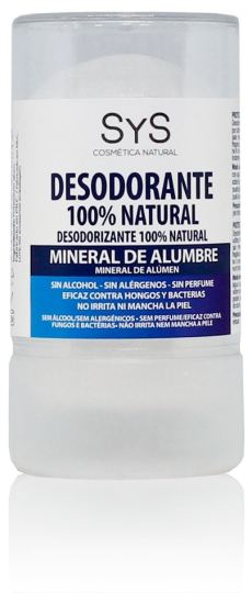 Déodorant naturel en stick à l'alun 120 gr