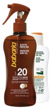 Huile Protectrice de Noix de Coco Spf 20 de 200 ml + 1 pièce