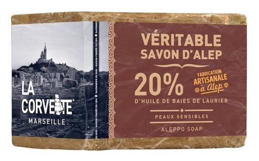 Savon d'Alep 20% huile de laurier 190 gr