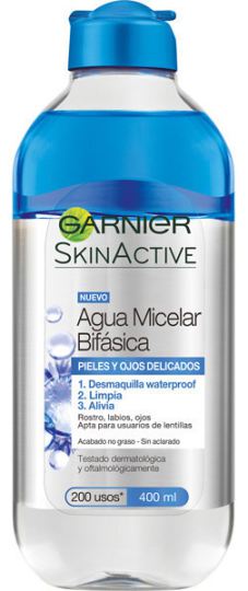 SkinActive Eau micellaire sensible aux peaux sensibles 400 ml