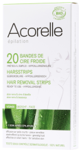 Bandeau facial à la cire froide 20 pcs + 4 gratuits