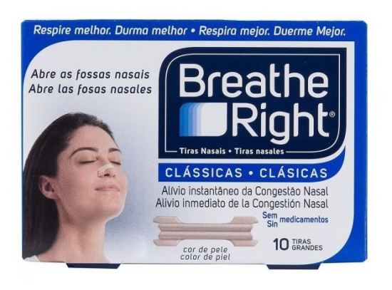 Breathe Right Nasale Strips Large 10 pcs