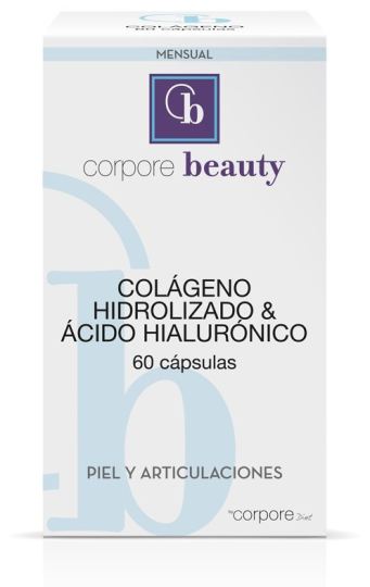 Collagène Hydrolysé + Acide Hyaluronique 60 Capsules