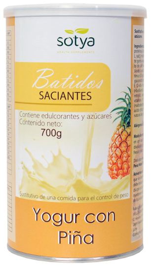 Saveur de yaourt avec shake ananas 700 gr