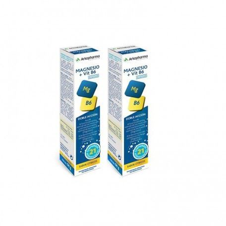 Pack Magnésium + Vit B6 saveur d&#39;agrumes 21 Comprimés