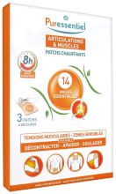 Patchs Heat Aic &amp; Muscle 14 Huiles Essentielles Puresstiel