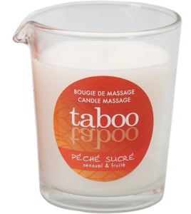 Bougie Taboo Massage She peche sucre Nectarine 60 gr