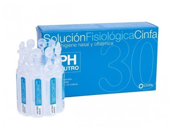 Solution physiologique unidose 30 unités